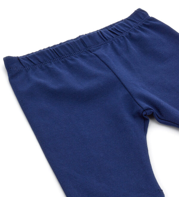 Legging bébé fille en coton motif marché aux fleurs 2 – Image 3