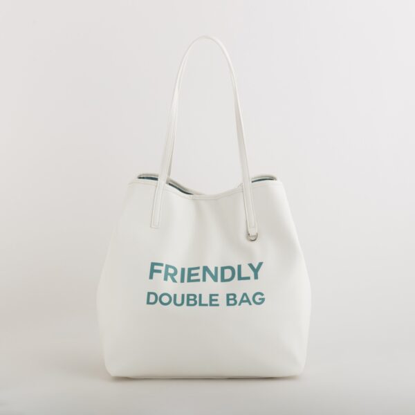 Grands sacs de courses réversibles pour femme Friendly Double Spri