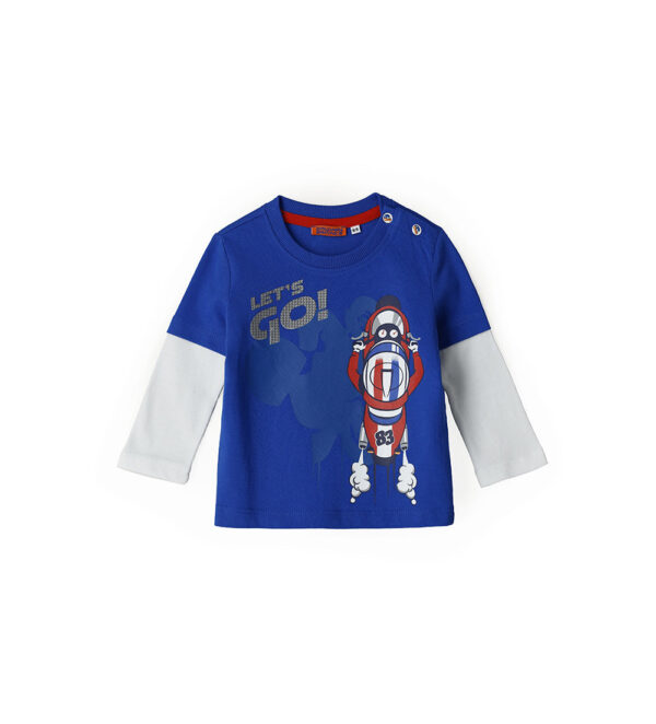 T-shirt double faux City Clash pour bébé garçon