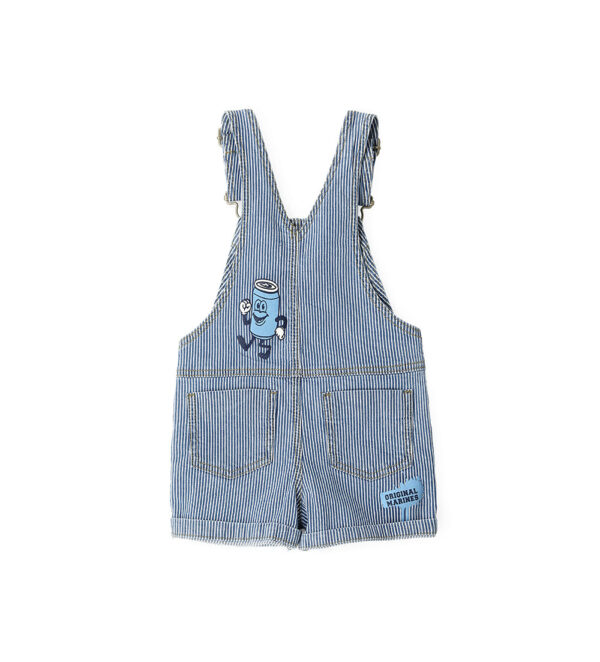 Salopette en jean indigo style universitaire pour bébé garçon – Image 4