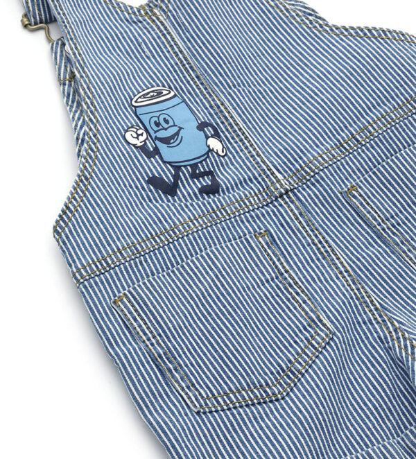 Salopette en jean indigo style universitaire pour bébé garçon – Image 5