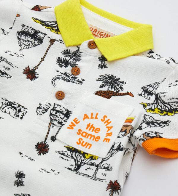 Polo piqué Sunny Sunday pour bébé garçon – Image 2