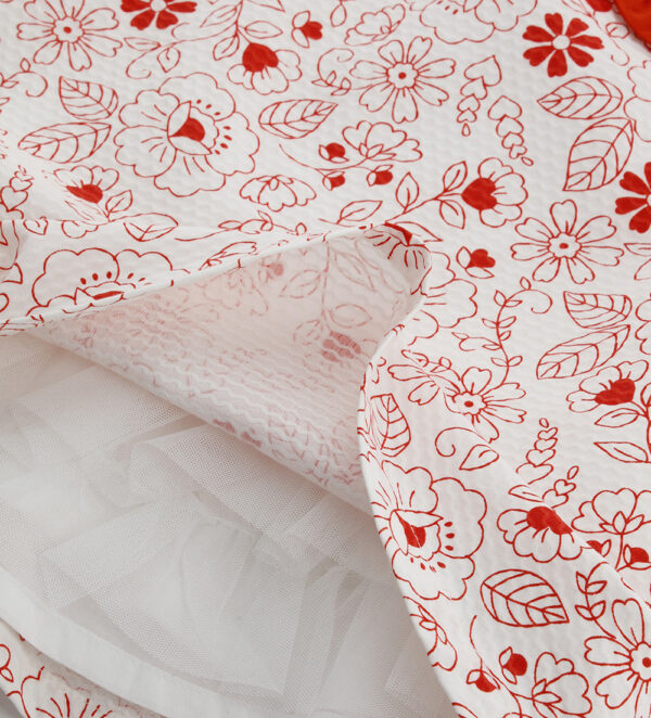 Robe en coton pour bébé fille pour un jour spécial – Image 7
