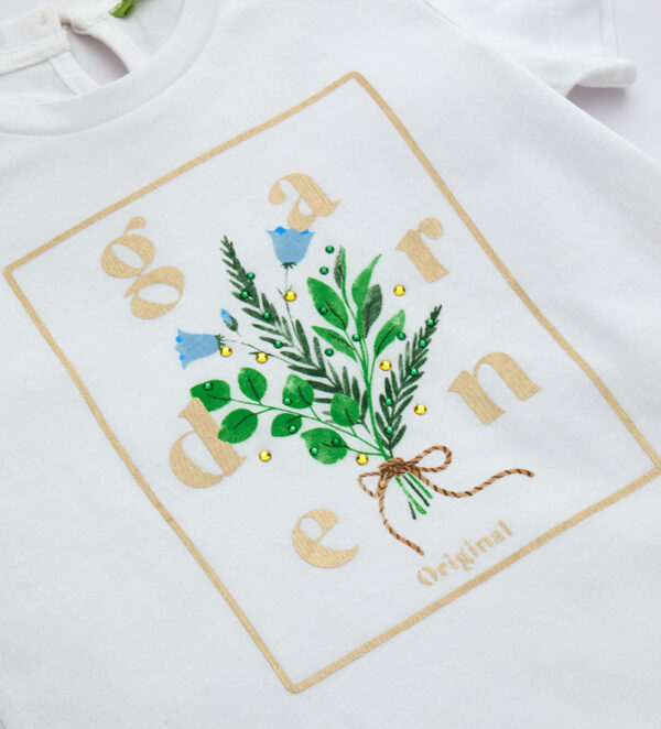 T-shirt à manches courtes pour bébé fille qui grandit 30 – Image 2