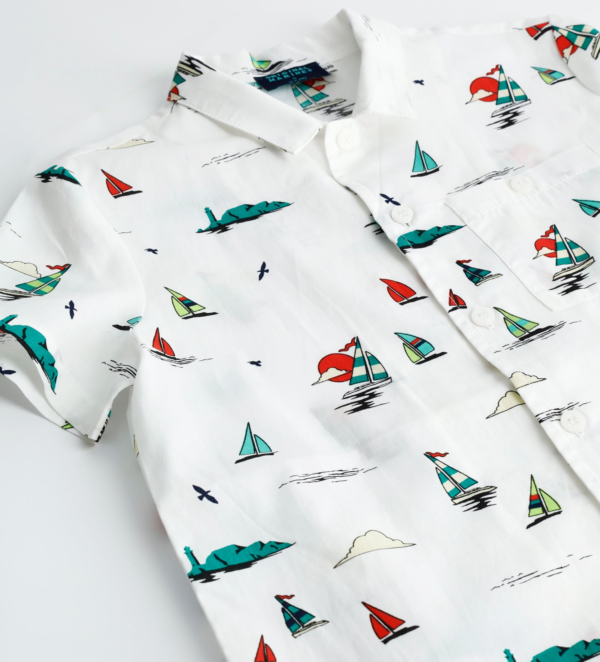 Chemise à manches courtes Ocean Side Boy