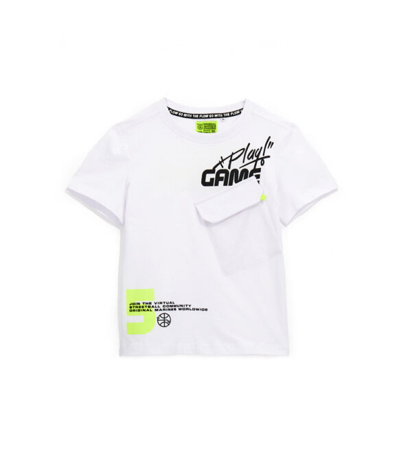 T-shirt garçon sport de rue avec poche – Image 6