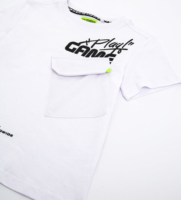 T-shirt garçon sport de rue avec poche – Image 8