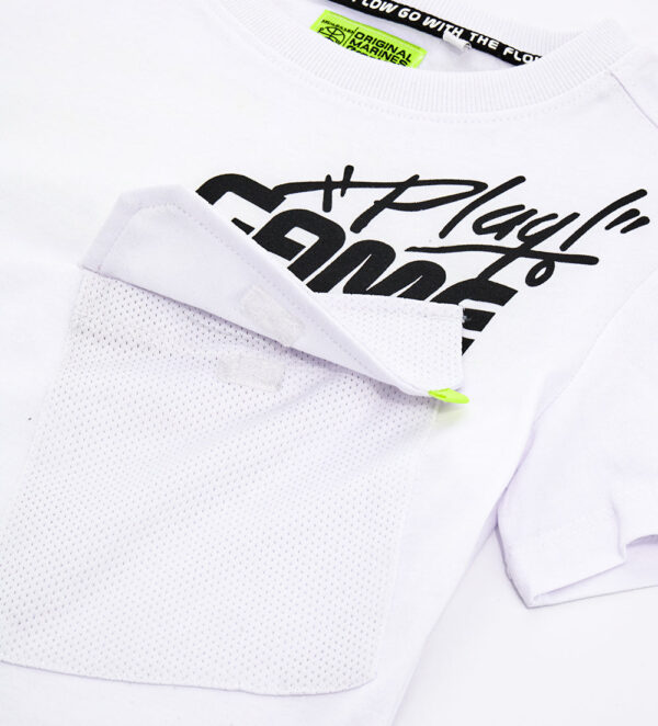 T-shirt garçon sport de rue avec poche – Image 10