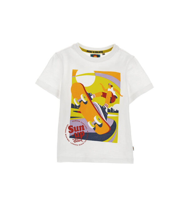 T-shirt en coton flammé Surf Spirit Boy 2