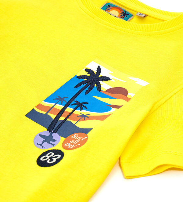 T-shirt garçon esprit surf avec broderie – Image 6