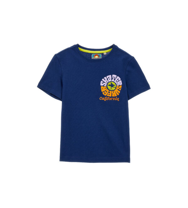 T-shirt garçon esprit surf avec broderie