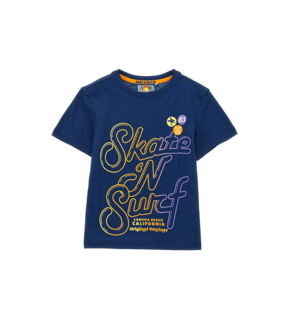 T-shirt garçon esprit surf en coton flammé 2 – Image 6