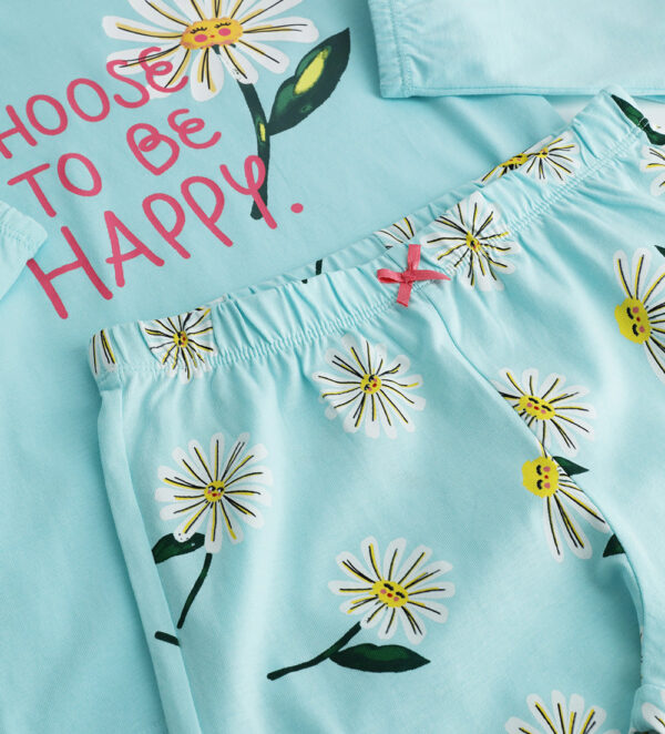 Pyjama long en coton Bonne nuit fille 4 – Image 7