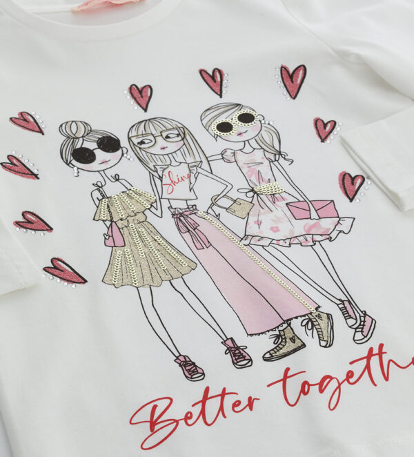 T-shirt à manches longues pour fille, journée spéciale, 6 – Image 2