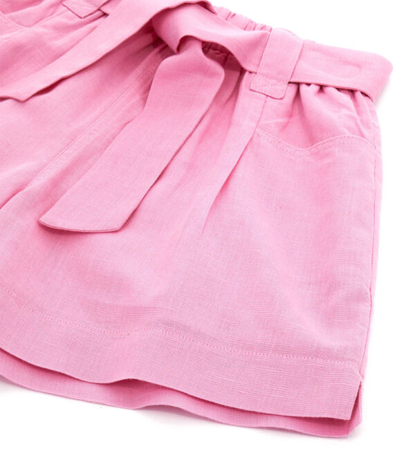 Short en lin fille pastel tropical – Image 6