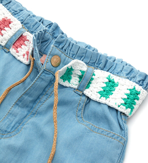 Pantalon en denim léger pour fille du marché d'Ibiza – Image 3