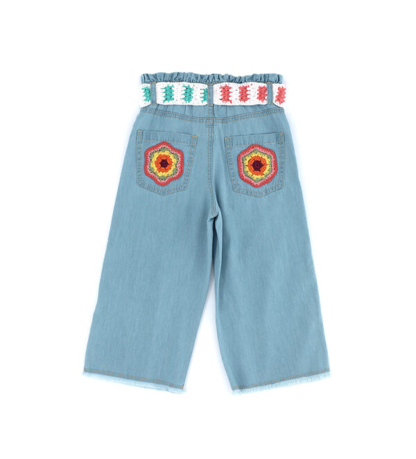 Pantalon en denim léger pour fille du marché d'Ibiza – Image 5