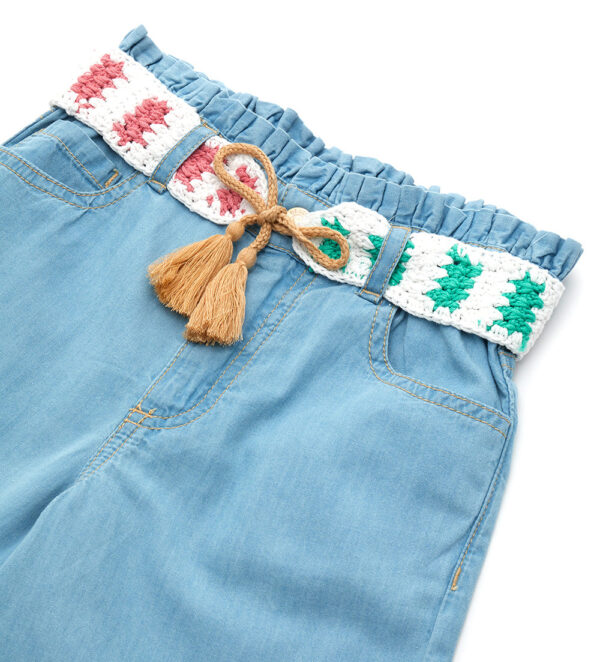 Pantalon en denim léger pour fille du marché d'Ibiza – Image 2