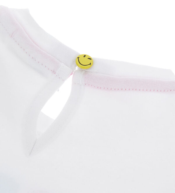T-shirt à manches courtes pour bébé fille avec motif smiley de Jolla Beach – Image 9