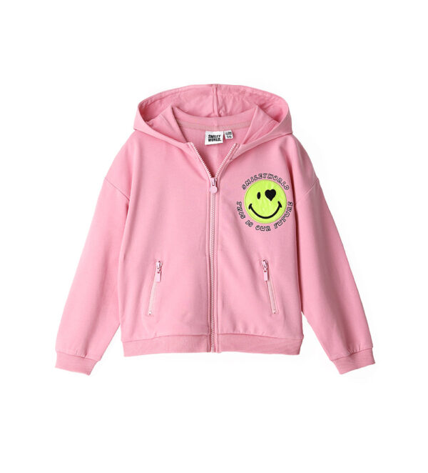 Sweat-shirt Active Girl Smiley à capuche – Image 5