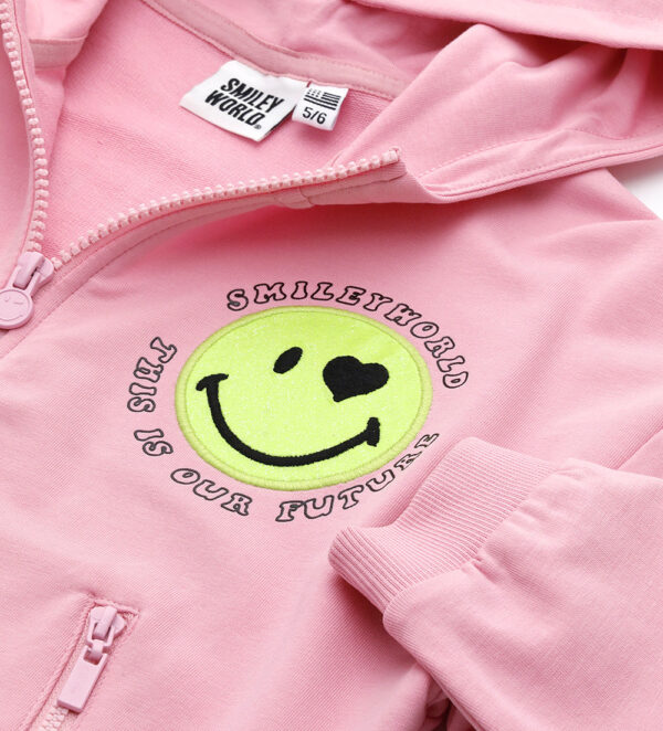Sweat-shirt Active Girl Smiley à capuche – Image 9