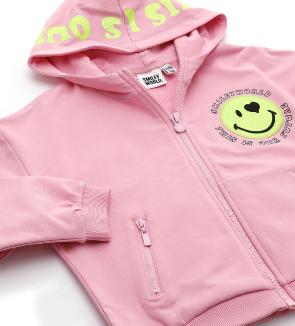 Sweat-shirt Active Girl Smiley à capuche – Image 8