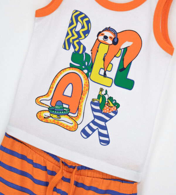 Ensemble 2 pièces bébé garçon Crazy Jungle en coton 3 – Image 6
