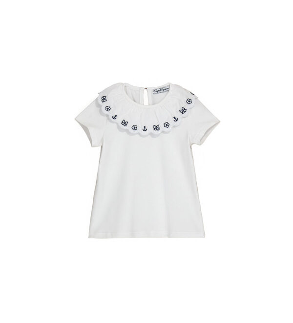 T-shirt bébé fille à manches courtes Royal Sailor 3