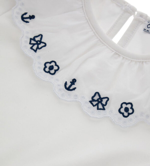 T-shirt bébé fille à manches courtes Royal Sailor 3 – Image 3