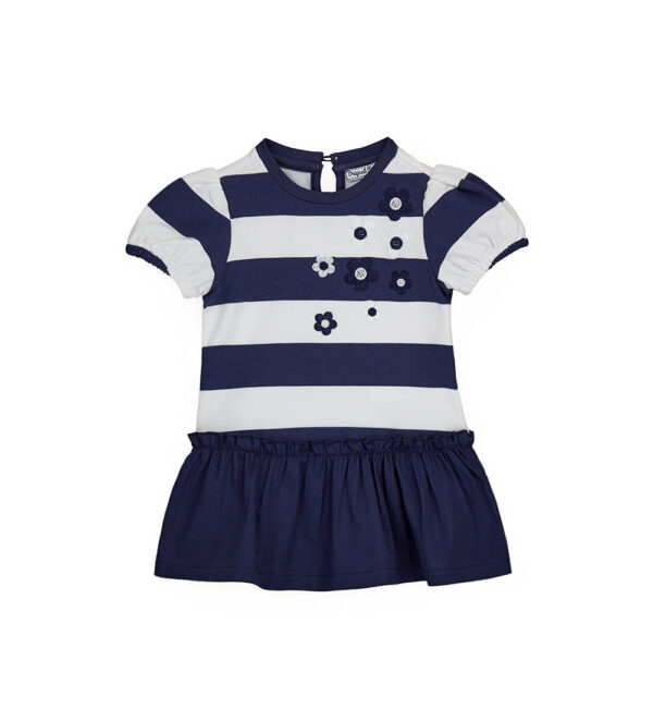 Robe bébé fille à manches ballon Royal Sailor