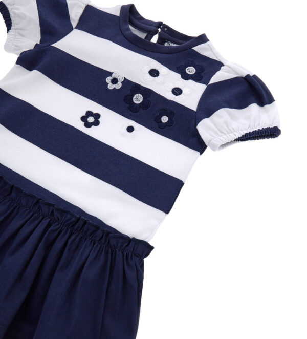 Robe bébé fille à manches ballon Royal Sailor – Image 5