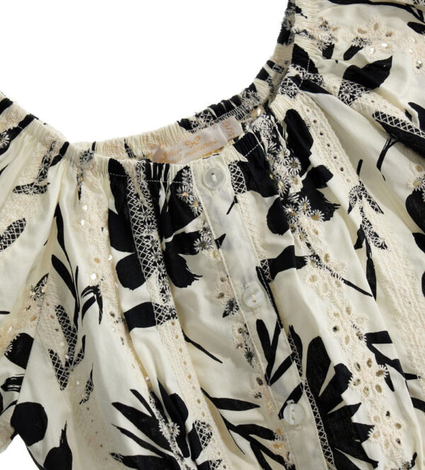 Haut court en coton style hippie chic pour fille – Image 4