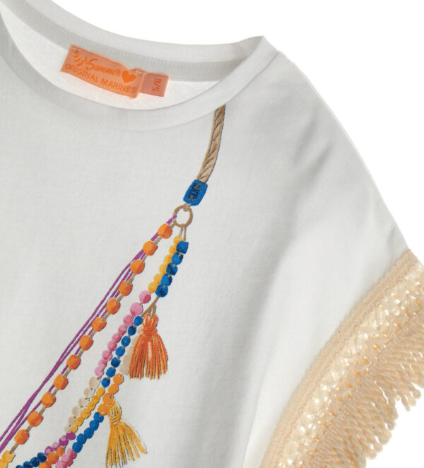 T-shirt Boho Picnic Girl à paillettes 1 – Image 8