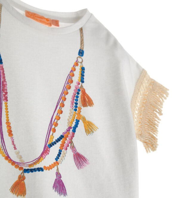 T-shirt Boho Picnic Girl à paillettes 1 – Image 7