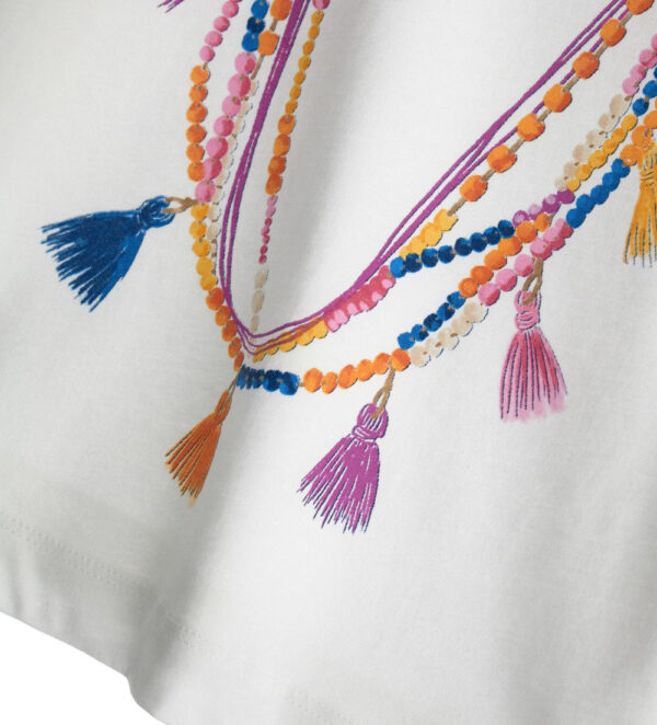T-shirt Boho Picnic Girl à paillettes 1 – Image 6