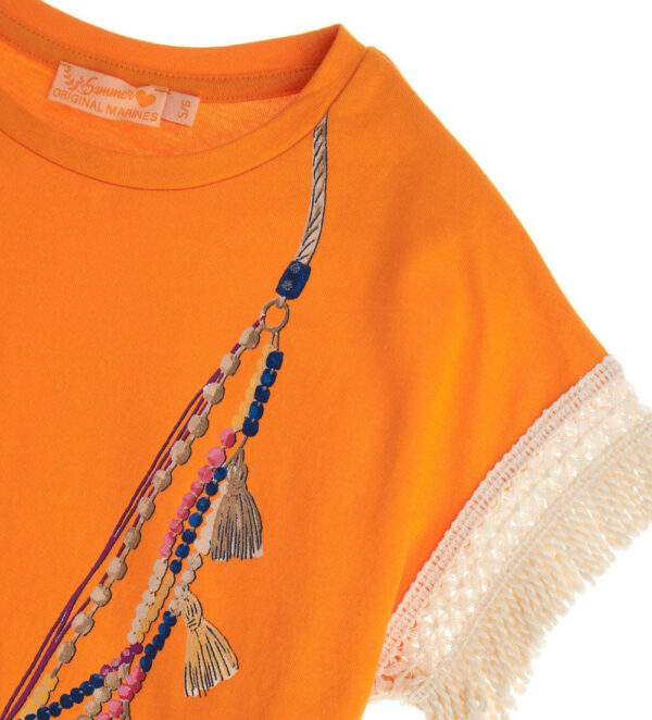 T-shirt Boho Picnic Girl à paillettes 1 – Image 4