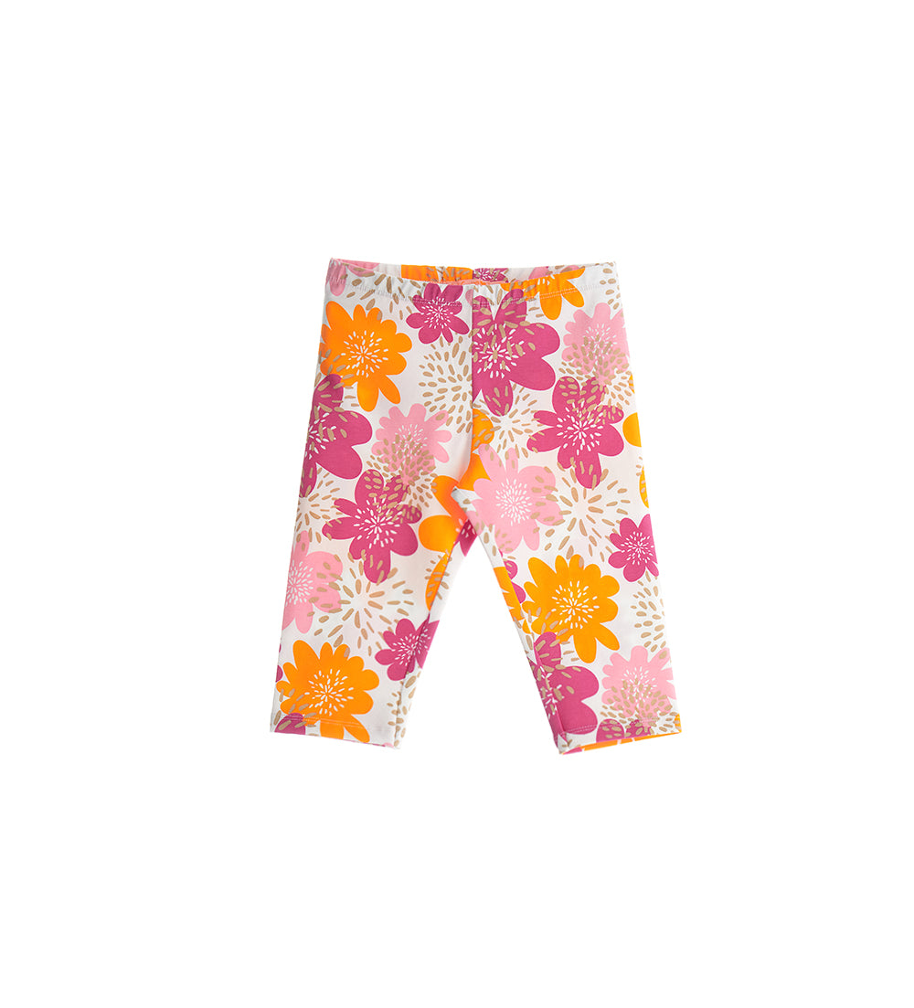 Legging bohème pique-nique pour fille avec fleurs