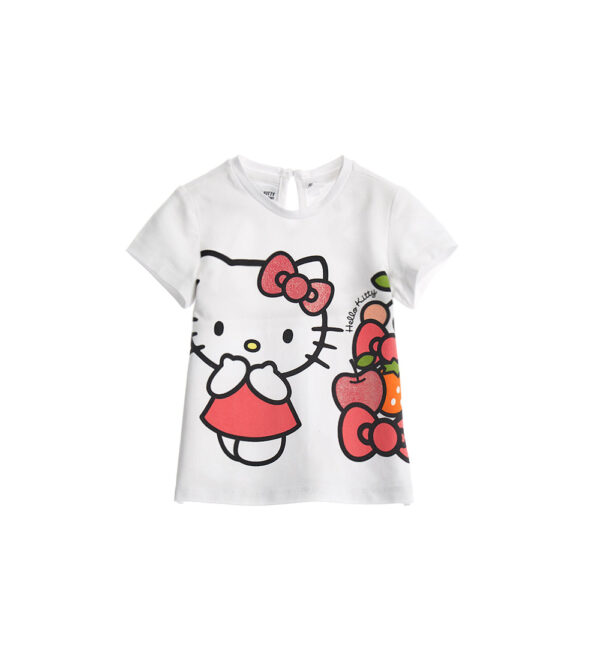 T-shirt bébé fille Hello Kitty Marché aux fleurs – Image 4