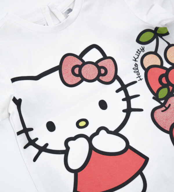 T-shirt bébé fille Hello Kitty Marché aux fleurs – Image 5