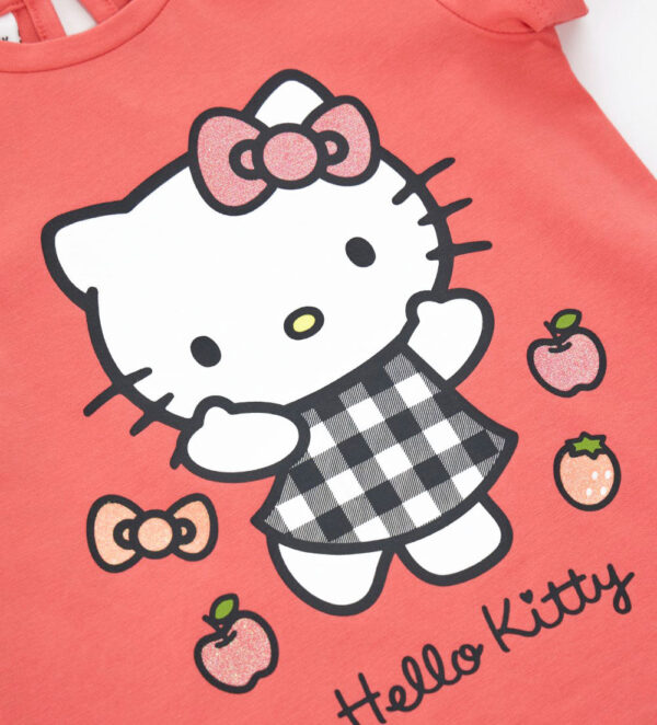T-shirt bébé fille Hello Kitty Marché aux fleurs – Image 3