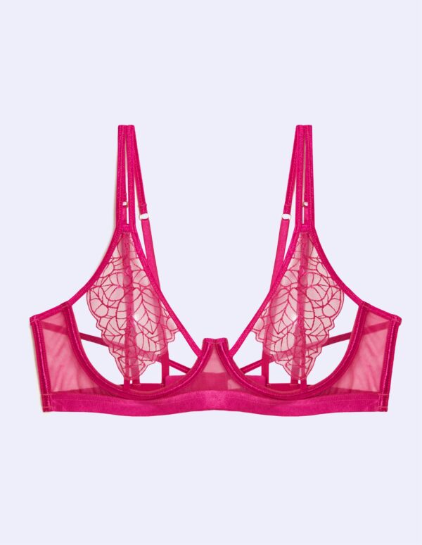 Soutien-gorge balconnet dos nu Femme Feuillage Privé – Image 4