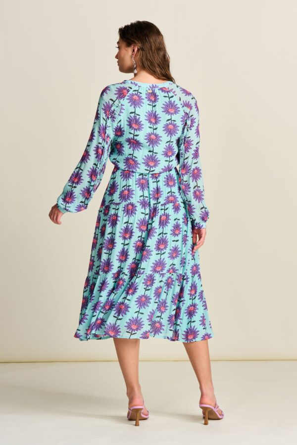 Robe - Georgie Flower Aqua – Image 3