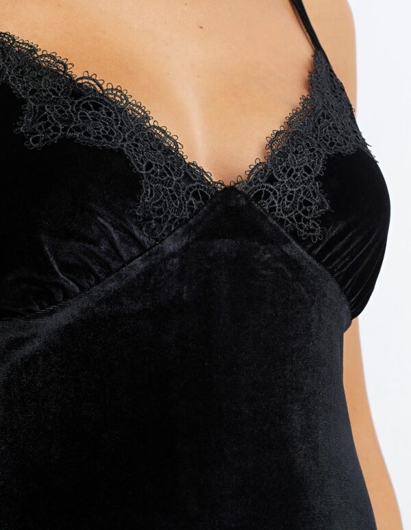Robe de soirée en velours pour femme – Image 4