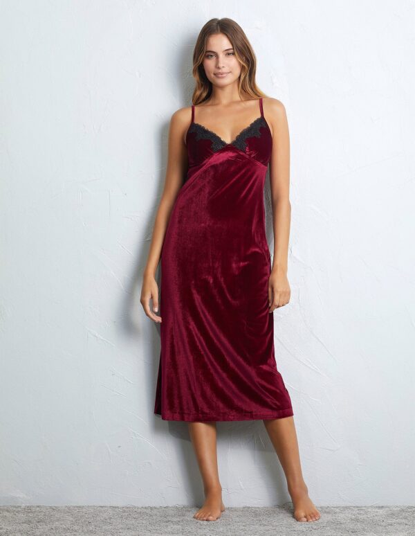 Robe de soirée en velours pour femme – Image 6