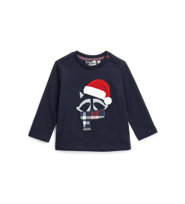 T-shirt en coton pour bébé garçon Natalizio