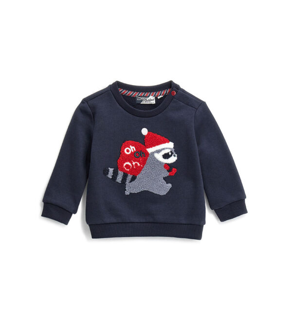 Sweat-shirt en coton mélangé pour bébé garçon Natalizio – Image 5