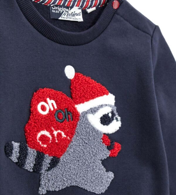 Sweat-shirt en coton mélangé pour bébé garçon Natalizio – Image 6
