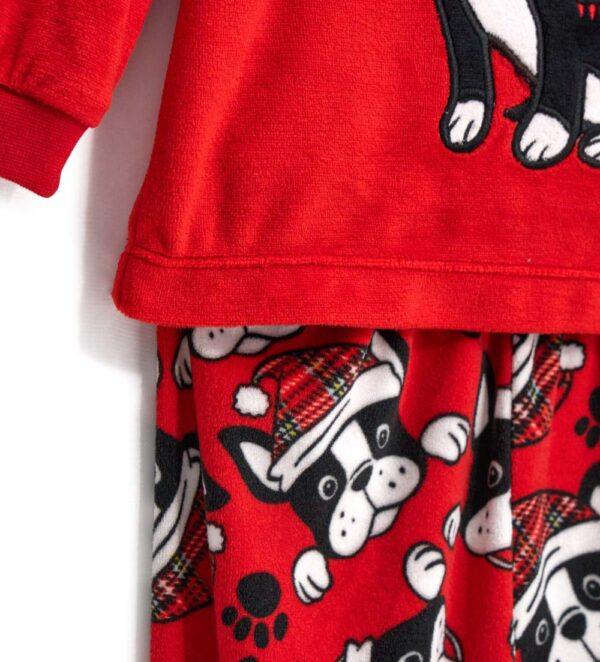 Pyjama capsule de Noël en fourrure écologique pour bébé garçon – Image 3