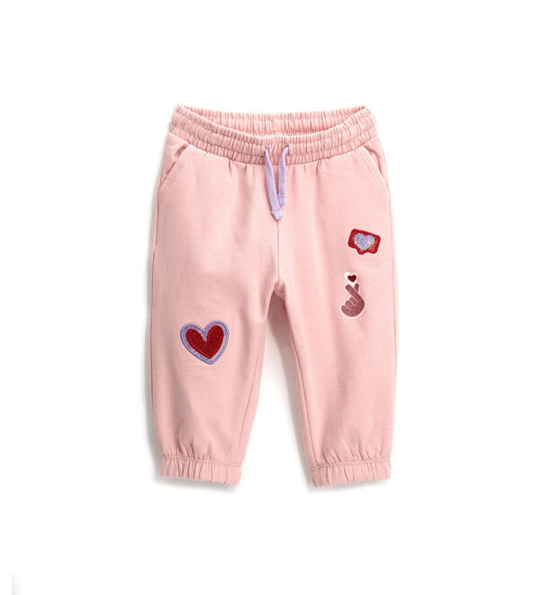 Pantalon de survêtement Heartbeat pour bébé fille – Image 4