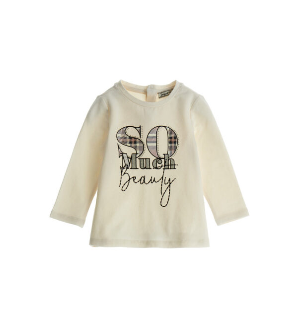 T-shirt pailleté bébé fille Nuance D'Hiver
